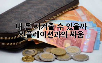 내 돈, 지켜줄 수 있을까? 인플레이션과의 싸움