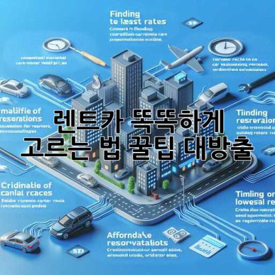 🚗 렌트카 똑똑하게 고르는 법 꿀팁 대방출! 🍯