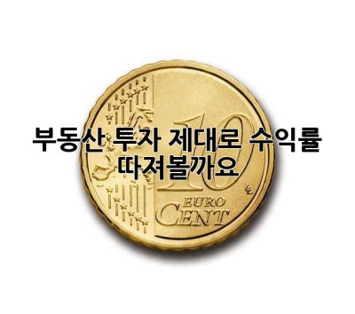 부동산 투자, 제대로 수익률 따져볼까요? 🤔