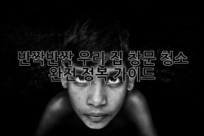 ✨ 반짝반짝✨ 우리 집 창문, ✨청소✨ 완전 정복 가이드 🏡
