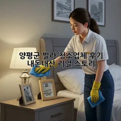 양평군 빌라 청소업체 후기✨ 내돈내산 리얼 스토리!