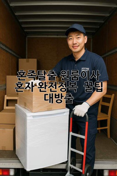 혼족탈출! 원룸이사 혼자 완전정복 📦💨 꿀팁 대방출!