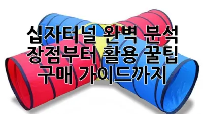십자터널 완벽 분석: 장점부터 활용 꿀팁, 구매 가이드까지!